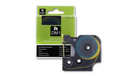 Qoltec Rurka Termokurczliwa Do Drukarek Dymo D1/Dm1 12Mm*1.5M Żółta Czarny...