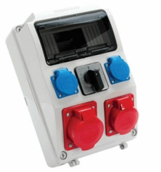 VIPLAST Rozdzielnica Gniazdo 32/5 + 16/5 + 2x250V + L-P