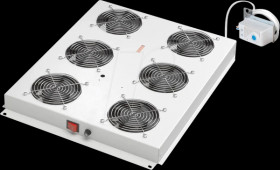 26210274 19-inch roof fan unit, 6 fans, gray