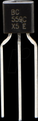 BC559C Bipolar transistor, PNP, 30V, 0.1A, 0.5W, TO-92