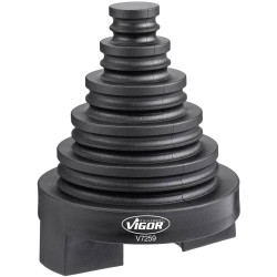 Vigor V7259 Brake Line Bending Tool Five Radii 4.75 mm Form Duplicator