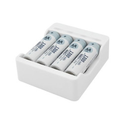 Ansmann 1001-0120-01 Basic IV Charger NiMH AAA/AA Cells USB Input