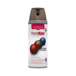 PlastiKote 440.0022113.076 Colour Twist &amp; Spray Satin Chocolate Brown 400ml