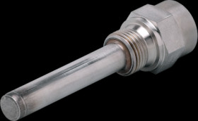 Protective tube, 16 bar/1.6 MPa, G 1/2, G 1/2, L 82 mm for temperature sensors EL=100 mm, E35010