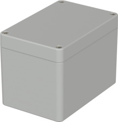 PC enclosure, (L x W x H) 120 x 80 x 85 mm, light gray (RAL 7035), IP65, 02226000