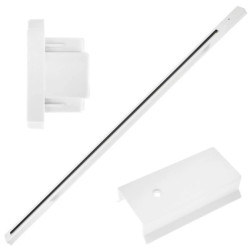 Szynoprzewód Biały Jednofazowy Aluminiowy Szyna Do Reflektorów Szynowych 200cm