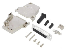 D45ZFRG-44FHSL D-Sub HD żeńskie kątowe 45 lutowanie na przewód -PIN 44 L17D45ZF25-RG+L77HDB44S