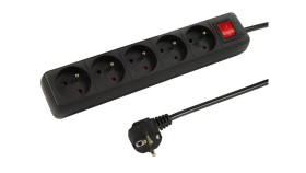 Przedłużacz Sieciowy 5G 10M Czarny Blow 98-789