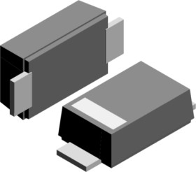 Silicon planar zener diode, 6.2 V, 800 mW, DO-219AB, BZD27C6V2P-E3-08