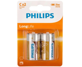 Bateria cynkowo-węglowa R14 / C 1,5V LongLife R14L2B/10 /blister 2szt./