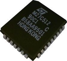 Pamięć EPROM 27C512 PLCC32 (SMD) ST 90ns