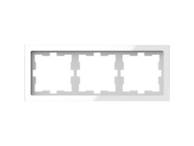 MERTEN D-Life Ramka 3 potrójna biel kryształowa MTN4030-6520 SCHNEIDER ELECTRIC