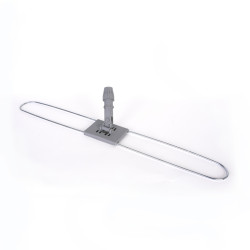 Głowica mocowania mopa bez uchwytu, 80cm, Srebrny, Polipropylen, stal, do uzytku z: Sweeper Mop