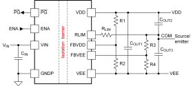 Automotive, 1.5-W, 15-Vin, 25-Vout high-density > 5-kVRMS isolated DC/DC module