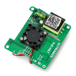 PoE HAT 5V 3A - zasilanie przez Ethernet dla Raspberry Pi 4B/3B+ - Uctronics U6102