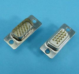 DSUB-15M-HD WT.DRUK PROSTY TRÓJRZĘ