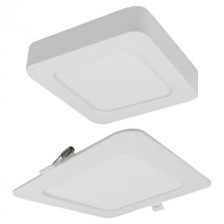 Oprawa downlight CCT 2w1 z ramka 18W 1650lm IP20 kwadrat biały EC61085