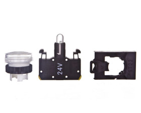 Lampka sygnalizacyjna 22mm biała 24V AC/DC ST22-LB-24-LEDAC/DC
