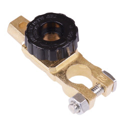 Black Battery Terminal Negative with Disconnect 125A