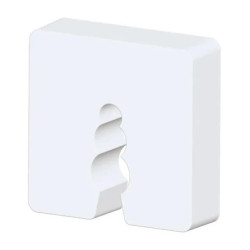 Podkładki dystansowe do wyrównania nierówności 50x50x15mm białe Wkręt-met /50szt/