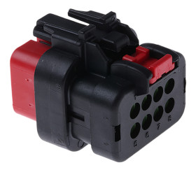 Złącze samochodowe 8-pinowe TE Connectivity 2-rzędowe Żeński AMPSEAL 16 Montaż na kablu Obudowa złącza samochodowego