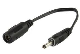 GNIAZDO 5,5/2,1 - WTYK 3,5/1,3 NA KABLU (ZLDC GN5521/WT3513KAB)