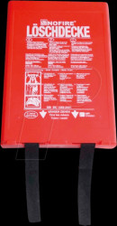 NO 120X120 BOX Fire blanket, 120x120 cm, hardbox