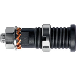 Sch&#xFC;tzinger DI SEB 3401 Ni/SW Safety Socket Black 1pc