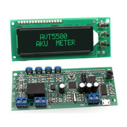 Zestaw AVT5500C Miernik pojemn. akumulatorów z USB Tester