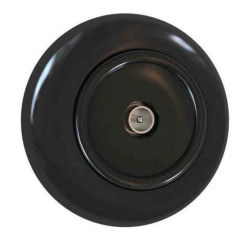 Premiumlux RETROLINE Gniazdo antenowe pojedyncze z ramką czarne