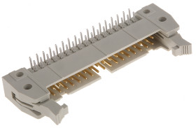 Wtyk PCB 34-pinowe raster: 2.54mm 2-rzędowe HARTING Przewlekany