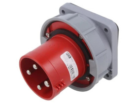 634-6Złącze zasilające AC 3-fazowe gniazdo 63A 400VAC IP67 męskie