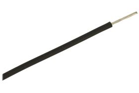 Przewód; silikonowy; SIF; 1 żyła; linka; Cu; 0,50mm2; czarny; silikon; bezhalogenowy; ciepłoodporny; -50...+180°C; 300/500V; zwó
