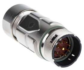 Złącze wielostykowe przemysłowe 9-pinowe M23 Montaż na kablu Wtyczka Lapp