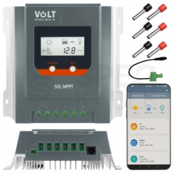 OUTLET Regulator solarny Kontroler ładowania MPPT 20A 12V/24V LCD BLUETOOTH VOLT
