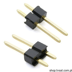 CONNECTOR-2-PIN-GOLD Connector 2 Pin Vertic THT AMP