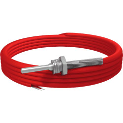 Czujnik temperatury PT100 długość 100mm średnica 6mm +400°C
