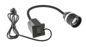 Lampa przemysłowa 3 W, zasięg 520mm Ramię elastyczne Typ G, brytyjskie BS1363, RS PRO