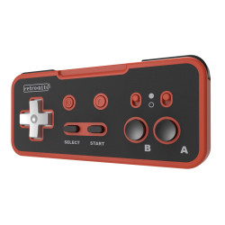 Retro-Bit Origin8 2.4Ghz Wireless Controller - Red & Black