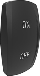 Klosz do przycisku, do użytku z: Przełączniki kołyskowe uszczelniane serii V, kolor: Biały