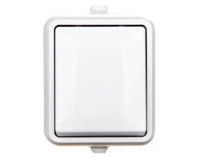 HYDRO Łącznik hermetyczny pojedynczy IP44 biały 120401