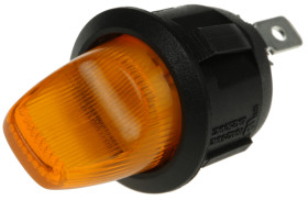 Przełącznik Wł.-wył. średnica wycięcia 20.2mm SPST RS PRO Montaż panelowy długość przełącznika 16mm