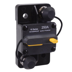 200A Surface Mount Switchable Manual Reset On-Off Circuit Breaker IP66