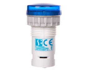 Lampka kompaktowa niebieska PK22-LN-230-LED-AC