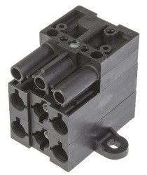 Złączka oświetleniowa Wieland 5 ST18 Męskie do żeńskiego Blok rozdzielczy Wtyczka, gniazdo