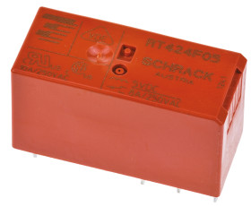 Przekaźnik mocy 5V dc DPDT TE Connectivity, montaż PCB 42Ω Otwór przezierny