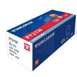 12V 21W BAU15s Amber Tungsram 1056 PY21W