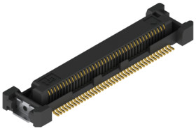 Female connector, type PICMG, 80 pole, pitch 0.5 mm, SMD, straight, gold-plated, 402-51601-51