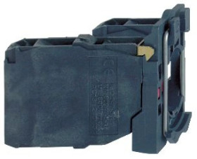 Pojedynczy blok styków z korpusem/kołnierzem mocującym, 1NO+2NC, zac. Śrub. ZB5AZ141