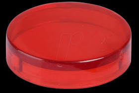 881029 Reflector covering cap, smooth, bright red